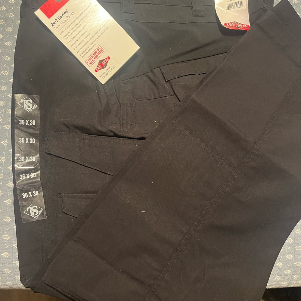 Men's Black Tru-Spec Cargo Pants